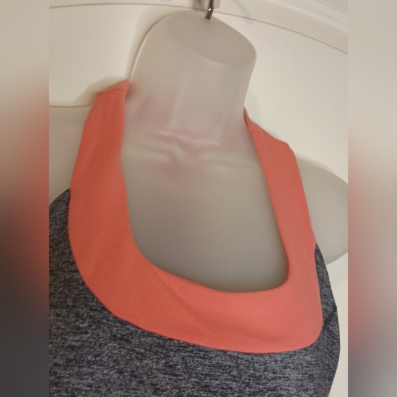 2/$30 LULULEMON Gray and Butterly pink Athletic Tank Top(#1,018) - Picture 2 of 7